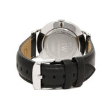 Buy Shop Daniel Wellington Dapper Sheffield White Dial Black Leather Strap Watch For Men - DW00100088 USA Online