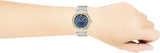 Versace Greca Quartz Blue Dial Silver Steel Strap Watch for Women - VEVH01120