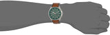 Buy Shop Fossil Dillinger Luggage Chronograph Green Dial Brown Leather Strap Watch for Men - FS5734 USA Online
