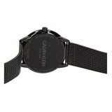 Buy Shop Calvin Klein Minimal Black Dial Black Mesh Bracelet Watch for Women - K3M22421 USA Online