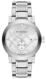 Burberry The City Silver Dial Silver Steel Strap Watch for Men - BU9900