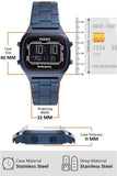 Buy Shop Fossil Retro Analog-Digital Black Dial Blue Steel Strap Watch for Men - FS5896 USA Online