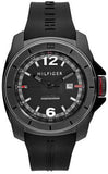 Buy Shop Tommy Hilfiger Windsurf Black Dial Black Rubber Strap Watch for Men- 1791114 USA Online