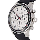 Buy Shop Guess Fuel Multifunction White Dial Black Rubber Strap Watch for Men - W0802G1 USA Online