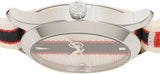 Buy Shop Gucci G Timeless Quartz White Dial Two Tone NATO Strap Watch For Men - YA1264071 USA Online