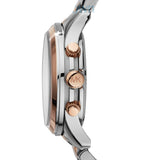 Buy Shop Michael Kors Runway Chronograph Blue Dial Two Tone Steel Strap Watch For Women - MK6166 USA Online