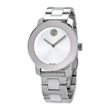Buy Shop Movado Bold Ceramic Silver Dial Silver Steel Strap Watch for Women - 3600638 USA Online