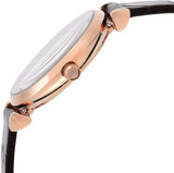 Buy Shop Emporio Armani Classic Quartz Pink Dial Brown Leather Strap Watch For Women - AR1911 USA Online