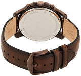 Buy Shop Fossil Grant Chronograph White Dial Brown Leather Strap Watch for Men - FS5344 USA Online