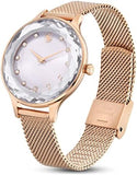 Buy Shop Swarovski Octea Nova Silver Dial Rose Gold Mesh Strap Watch for Women - 5650011 USA Online