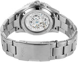 Buy Shop Fossil FB-01 Automatic Skeleton Black Dial Silver Steel Strap Watch for Men - ME3190 USA Online