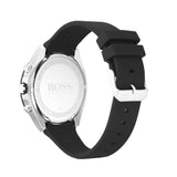 Hugo Boss Volane Grey Dial Black Silicone Strap Watch for Men - 1513953