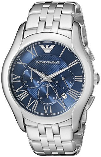 Buy Shop Emporio Armani Classic Navy Blue Dial Stainless Steel Watch For Men - AR1787 USA Online