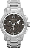 Buy Shop Burberry Utilitarian Chronograph Black Dial Silver Steel Strap Watch For Men - BU9800 USA Online