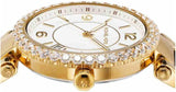 Buy Shop Michael Kors Parker Mother of Pearl White Dial Gold Steel Strap Watch For Women - MK4693 USA Online