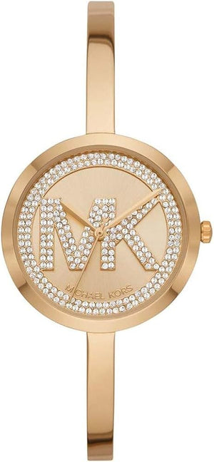 Buy Shop Michael Kors Blakely Crystals Gold Dial Gold Steel Strap Watch for Women - MK3630 USA Online
