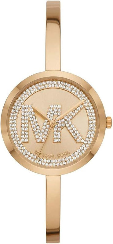 Buy Shop Michael Kors Blakely Crystals Gold Dial Gold Steel Strap Watch for Women - MK3630 USA Online