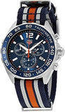 Buy Shop Tag Heuer Formula 1 Quartz Chronograph Blue Dial Two Tone NATO Strap Watch for Men - CAZ1010.FC8196 USA Online