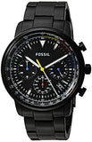 Buy Shop Fossil Goodwin Chronograph Black Dial Black Steel Strap Watch for Men - FS5413 USA Online