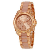 Buy Shop Michael Kors Blair Rose Gold Dial Two Tone Steel Strap Watch for Women - MK6175 USA Online
