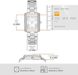Buy Shop Michael Kors Emery Three-Hand Crystals White Dial Silver Steel Strap Watch for Women - MK4642 USA Online