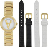 Buy Shop Versace Mini Virtus Quartz White Dial Gold Steel Strap Watch For Men - VET300221 USA Online