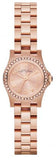 Buy Shop Marc Jacobs Henry Rose Gold Dial Rose Gold Steel Strap Watch for Women - MBM3278 USA Online