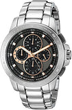 Buy Shop Michael Kors Ryker Chronograph Black Dial Silver Steel Strap Watch For Men - MK8528 USA Online