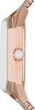 Buy Shop Emporio Armani Joy Quartz Rose Gold Dial Rose Gold Mesh Bracelet Watch For Women - AR11347 USA Online