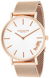 Buy Shop Coach Perry White Rose Gold Mesh Bracelet Watch for Women - 14503126 USA Online