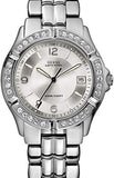 Buy Shop Guess Water Pro Diamonds Silver Dial Silver Steel Strap Watch For Women - G75511M USA Online