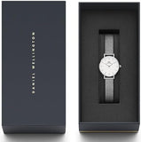 Buy Shop Daniel Wellington Classic Petite Sterling White Dial Silver Mesh Bracelet Watch for Women - DW00100442 USA Online