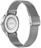 Buy Shop Hugo Boss Legacy Grey Dial Silver Mesh Bracelet Watch for Men - 1513673 USA Online