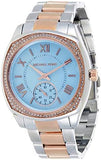 Buy Shop Michael Kors Bryn Quartz Blue Dial Two Tone Steel Strap Watch For Women - MK6136 USA Online
