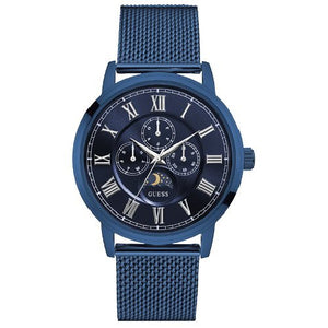 Buy Shop Guess Delancey Analog Blue Dial Blue Mesh Bracelet Watch for Men - W0871G3 USA Online