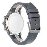 Buy Shop Hugo Boss Architectural Grey Dial Grey Leather Strap Watch for Men - 1513570 USA Online