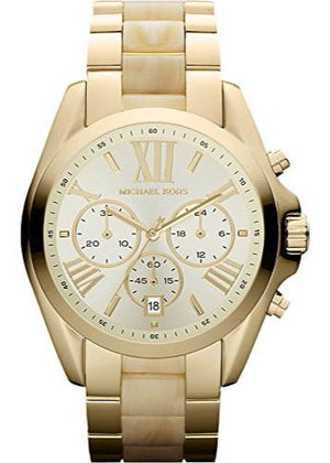Buy Shop Michael Kors Bradshaw Gold Dial Gold Steel Strap Watch for Women - MK5722 USA Online