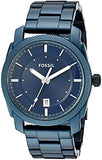 Buy Shop Fossil Machine Blue Dial Blue Steel Strap Watch for Men - FS5231 USA Online