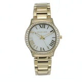 Buy Shop Michael Kors Sage Analog White Dial Gold Steel Strap Watch for Women - MK4822 USA Online
