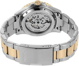 Buy Shop Fossil FB-01 Automatic Skeleton Blue Dial Two Tone Steel Strap Watch for Men - ME3191 USA Online