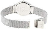 Buy Shop Calvin Klein Minimal Grey Dial Silver Mesh Bracelet Watch for Men - K3M22124 USA Online