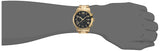 Buy Shop Guess Atlas Chronograph Black Dial Gold Steel Strap Watch for Men - W0668G8 USA Online