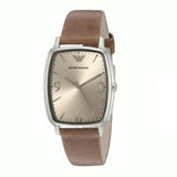 Buy Shop Emporio Armani Epsilon Quartz Brown Dial Brown Leather Strap Watch For Men - AR2489 USA Online