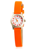 Buy Shop Marc Jacobs Henry Dinky White Dial Orange Leather Strap Watch for Women - MBM1236 USA Online
