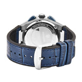 Buy Shop Maserati Triconic Chronograph White Dial Blue Leather Strap Watch For Men - R8871639001 USA Online