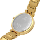 Buy Shop Guess Lily Quartz Gold Dial Gold Steel Strap Watch For Women - GW0528L2 USA Online