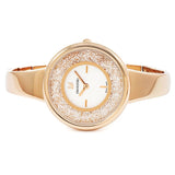 Buy Shop Swarovski Crystalline Bracelet White Dial Rose Gold Steel Strap Watch for Women - 5269250 USA Online