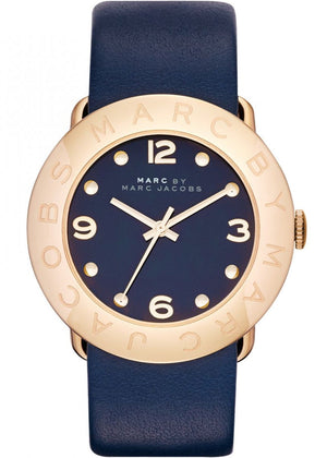 Buy Shop Marc Jacobs Blade Blue Dial Blue Leather Strap Watch for Women - MBM1224 USA Online