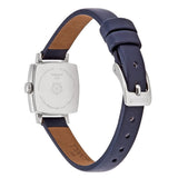 Buy Shop Tissot Lovely Square Silver Dial Blue Leather Strap Watch For Women - T058.109.16.031.00 USA Online
