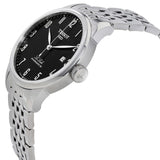Buy Shop Tissot Le Locle Powermatic 80 Black Dial Silver Steel Strap Watch For Men - T006.407.11.052.00 USA Online